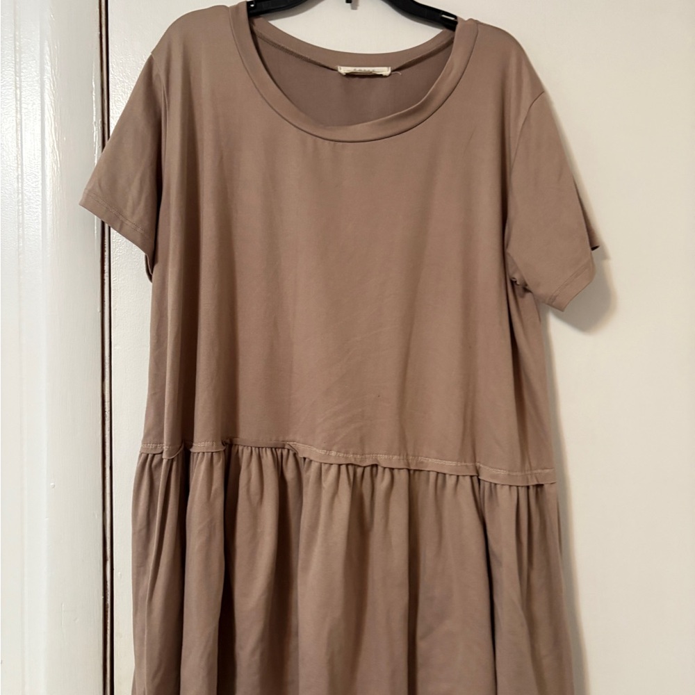 Casual Tan Women's Top